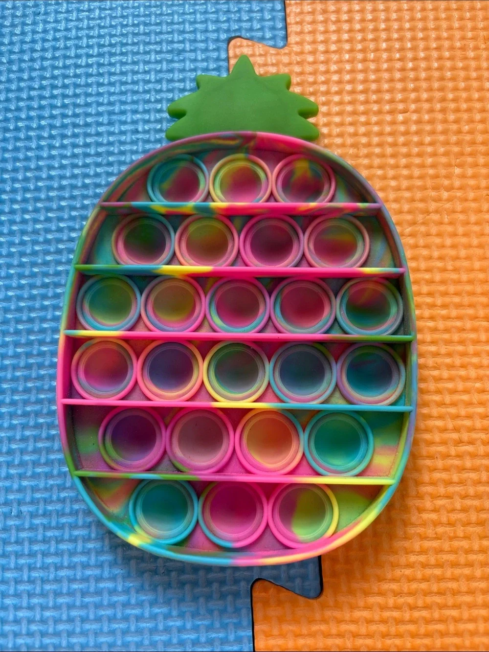 Pineapple Rainbow Pop-It Sensory Fidget Toy - Multicolor